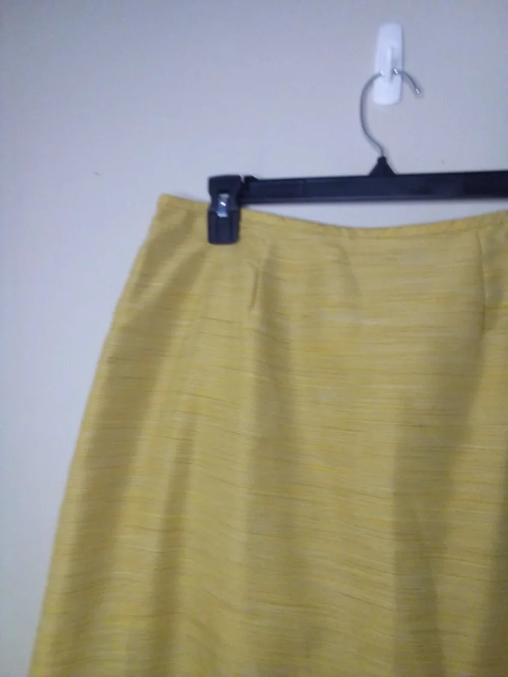 Kasper Skirt Women 8 Straight Classic Career Yellow